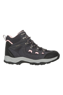 'Adventurer' Women's Waterproof Rain Boots Cushioned Footbed Mesh Lining Trail Trekking Wellies Purple