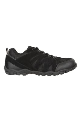 'Outdoor II' Women's Hiking Shoes Suede Mesh Upper Rubber Outsole Trekking Footwear Black