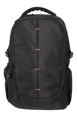 'Vic' Unisex Laptop Bag with Multiple Pockets Everyday Travel Backpack Black
