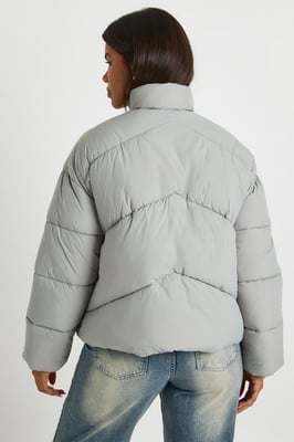 Short Quilted Puffer Jacket