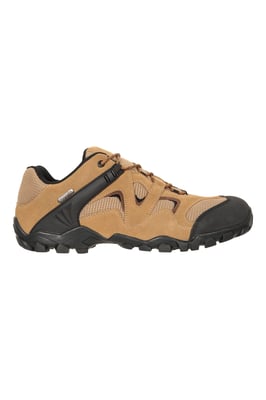 'Curlews' Men's Walking Shoes Rubber Outsole Waterproof Everyday Footwear Beige