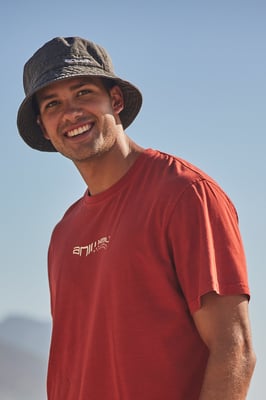 'Sean' Bucket Hat Cotton Breathable Summer Travel Cap Headwear Black