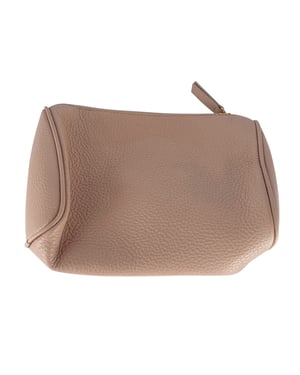Sergio Rossi Cosmetic Pouch in Pink Leather