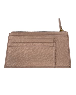 Sergio Rossi Card Holder in Pink Leather