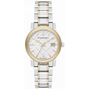 Burberry BU9115 Ladies Two-Tone City Watch - Elegant & Stylish