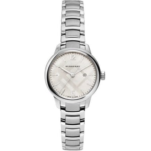 Burberry BU10108 Classic Women's Watch with 32mm Stainless Steel Case