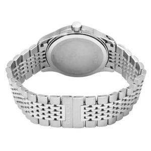 Gucci YA126405 G-Timeless Men's Watch with Black Dial and Silver Bracelet