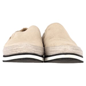 Prada Sport Espadrille Slip On Sneakers in Beige Suède