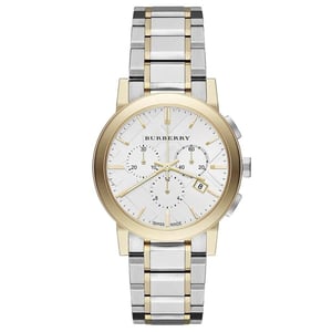 Burberry The City Two-Tone Chronograph Unisex Watch BU9751