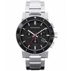 Burberry BU9380 Men's 42mm Chronograph Watch - The City Silver