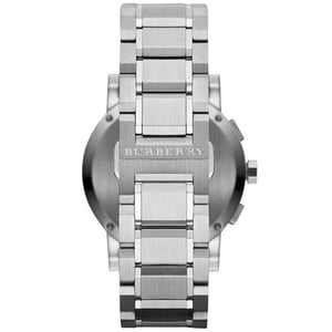Burberry BU9380 Men's 42mm Chronograph Watch - The City Silver