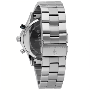 Maserati Circuito Chronograaf Herenhorloge - Zilverkleurige Wijzerplaat & Roestvrijstalen Armband
