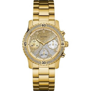 Stylish Guess W0774L5 Confetti Women's Watch in Gold