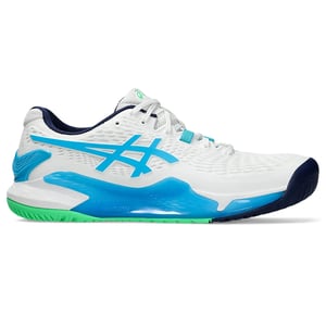 Asics Gel-Resolution 9 Mens White Tennis Shoes
