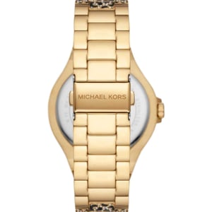 Michael Kors MK7284 Animal Pavé Women's Watch - Stylish Black and Gold Design
