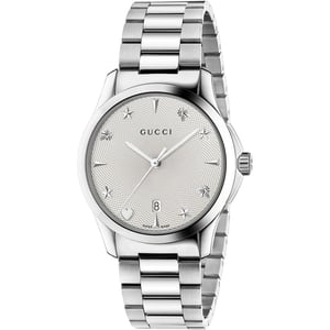 Gucci YA1264028A G-Timeless Unisex Silver Dial Luxury Watch