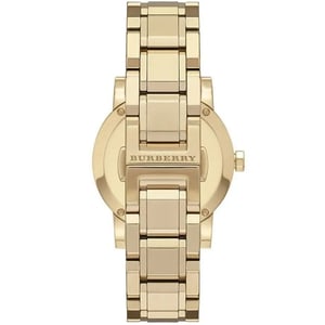 Burberry BU9134 Women's City Watch - 34mm Champagne Gold Elegance