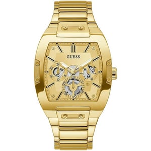 Stijlvol Guess GW0456G2 Phoenix herenhorloge in goud roestvrij staal