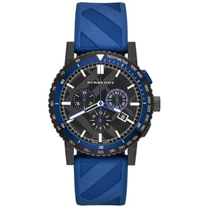 Burberry BU9807 Men's Navy Blue Chronograph Watch - Stylish & Durable