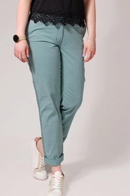 Tapered Ankle Grazer Chino Trousers