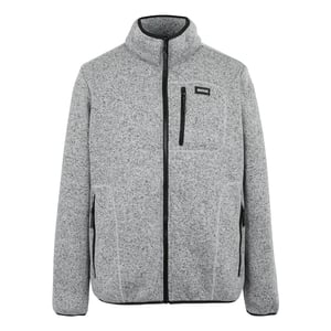 Regatta Mens Barlee Marl Full Zip Fleece Jacket (Silver Grey)
