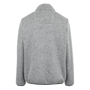 Regatta Mens Barlee Marl Full Zip Fleece Jacket (Silver Grey)