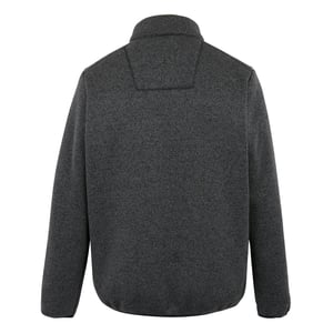 Regatta Mens Barlee Marl Full Zip Fleece Jacket (Black)