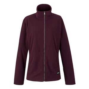 Regatta Dam Heidy Hel Dragkedja Fleece (Plommon)