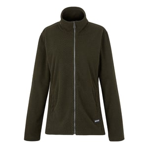 Regatta Dam Heidy Helt Zip Fleecetröja (Mörk Khaki)