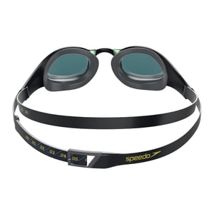 Speedo Unisex Volwassen Fastskin Pure Focus Mirrored Zwembril (Zwart/Goud)