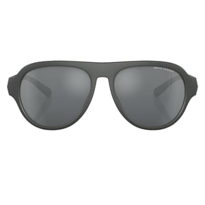 Armani Exchange Matte Zonnebril (Donkergroen)