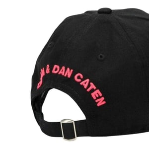 DSquared2 Logo honkbalpet (Zwart/roze)