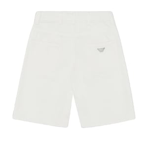 Emporio Armani Denim shorts voor kinderen (Wit)