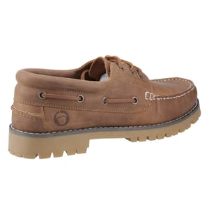 Cotswold Heren Inglecote Leren Bootsschoenen (Kameel)