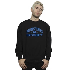 Disney Mens Monsters University Logo Sweatshirt (Svart)