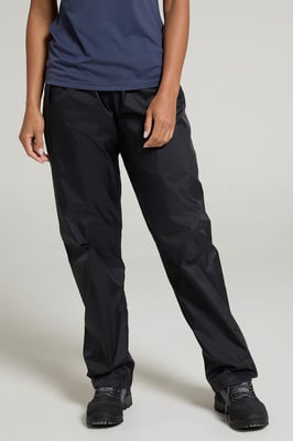 'Pakka' Women's IsoDry Over Trousers with Pockets Waterproof Everyday Pants Black