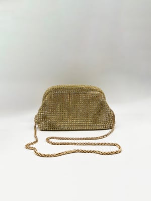 Pouch Clutch Bag In Gold