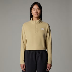 Women’S 100 Glacier Cropped 1/4 Zip Fleece