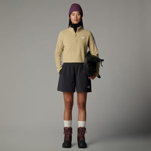 Women’S 100 Glacier Cropped 1/4 Zip Fleece
