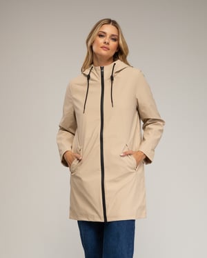 Waterdichte regenjas met capuchon