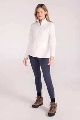 'Raso' Women's Fleece Jacket Full Zip Soft Touch Warm Outdoors Layer Breathable Gilet Beige