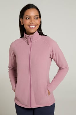 'Raso' Women's Fleece Jacket Full Zip Soft Touch Warm Outdoors Layer Breathable Gilet Pink