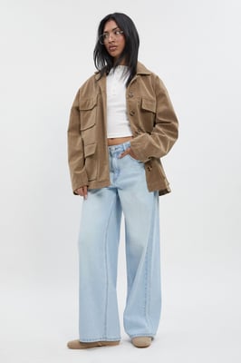 Mid Waist Loose Fit Skater Jean
