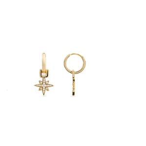 Luxenter 18k geelgoud vergulde briljant zirconia oorbellen - Sionqui