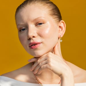 Luxenter 18k geelgoud vergulde briljant zirconia oorbellen - Sionqui