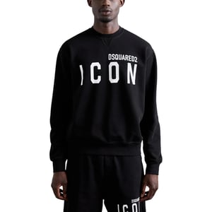 Dsquared2 Mens Sweatshirt Icon Pullover Crew Neck Jumper Cotton Plain Cool Fit