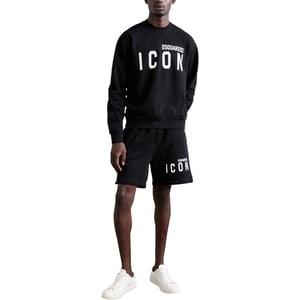 Dsquared2 Mens Sweatshirt Icon Pullover Crew Neck Jumper Cotton Plain Cool Fit