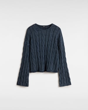 Mila Cable Knit Crop Sweater