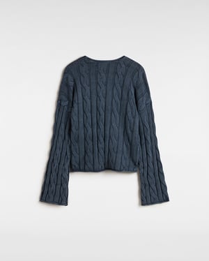 Mila Cable Knit Crop Sweater