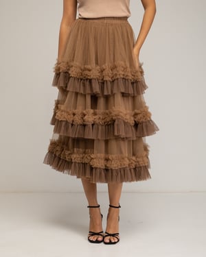 Bicolor tule rok